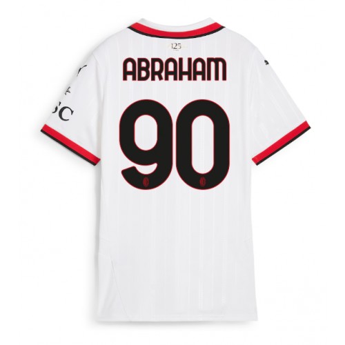 Dámy Fotbalový dres AC Milan Tammy Abraham #90 2024-25 Venkovní Krátký Rukáv